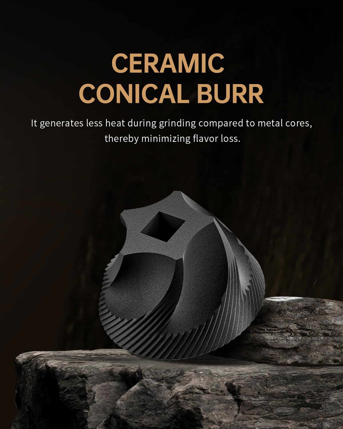 Circle Joy Ceramic Burr Coffee Grinder