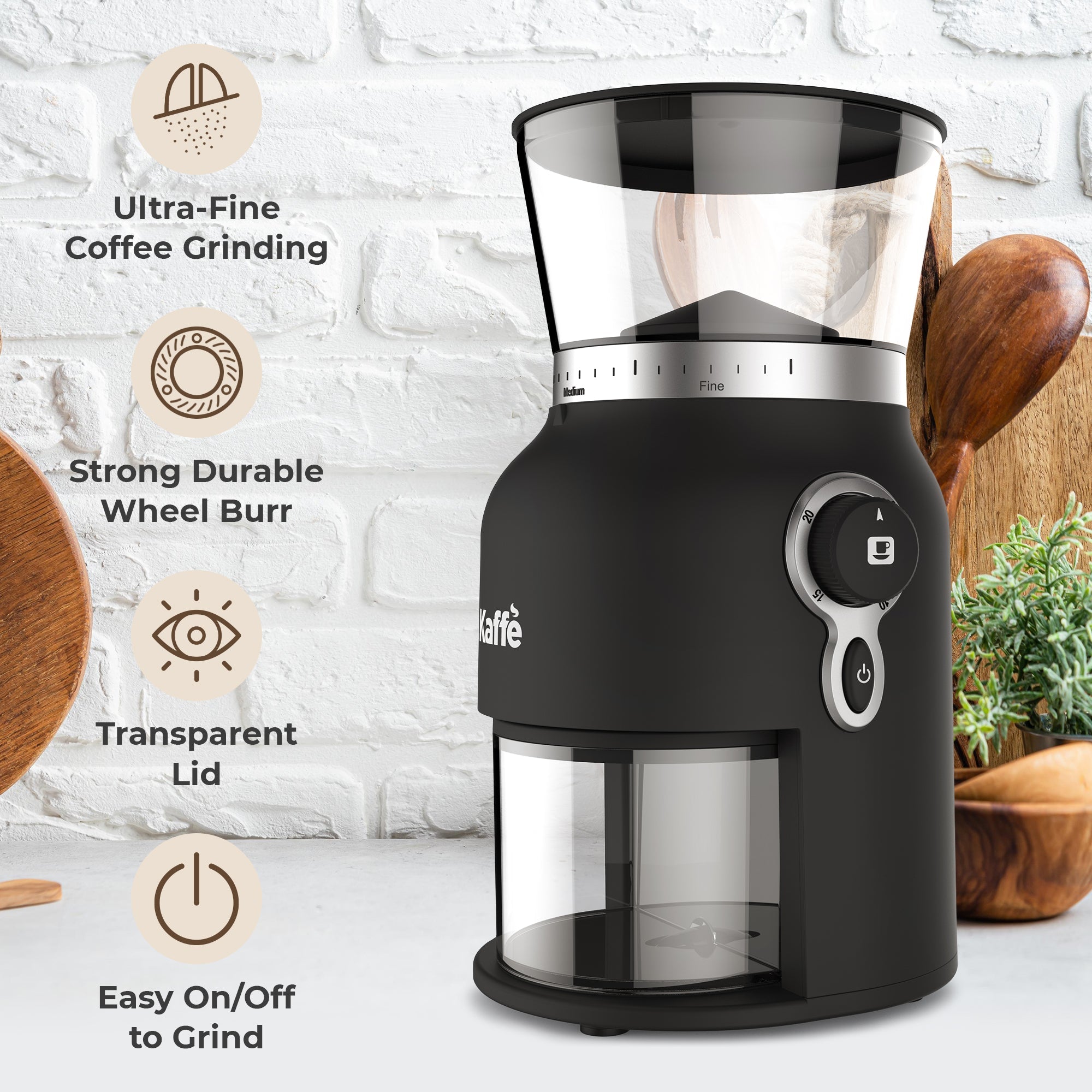 Conical Burr Coffee Grinder, KF8150