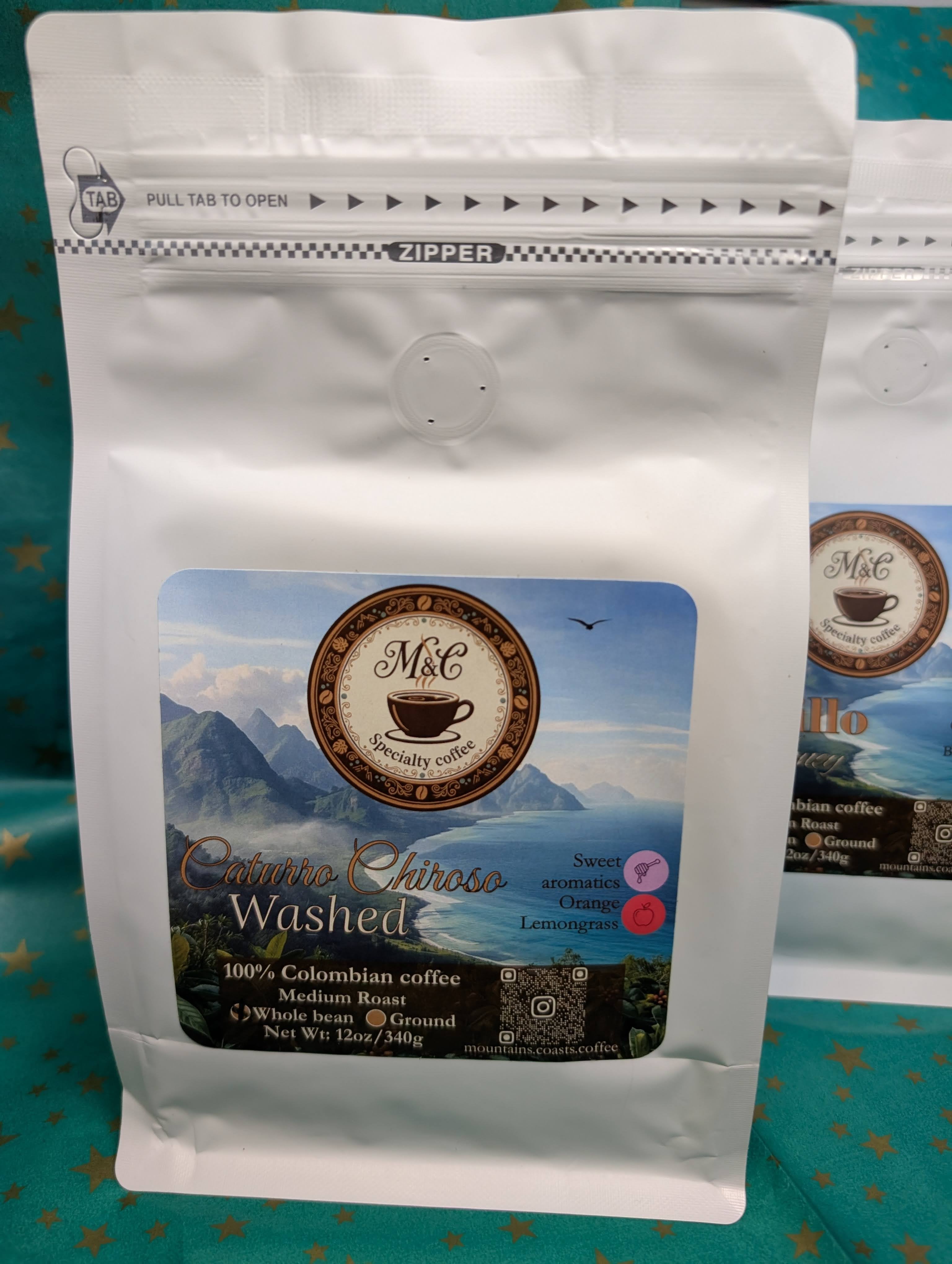 Tradition bundle | 100% Colombian coffee | Castillo & Chiroso | Whole bean | 2x12oz