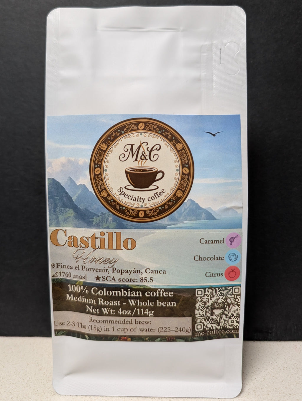 Castillo - honey process | Whole bean | 4oz